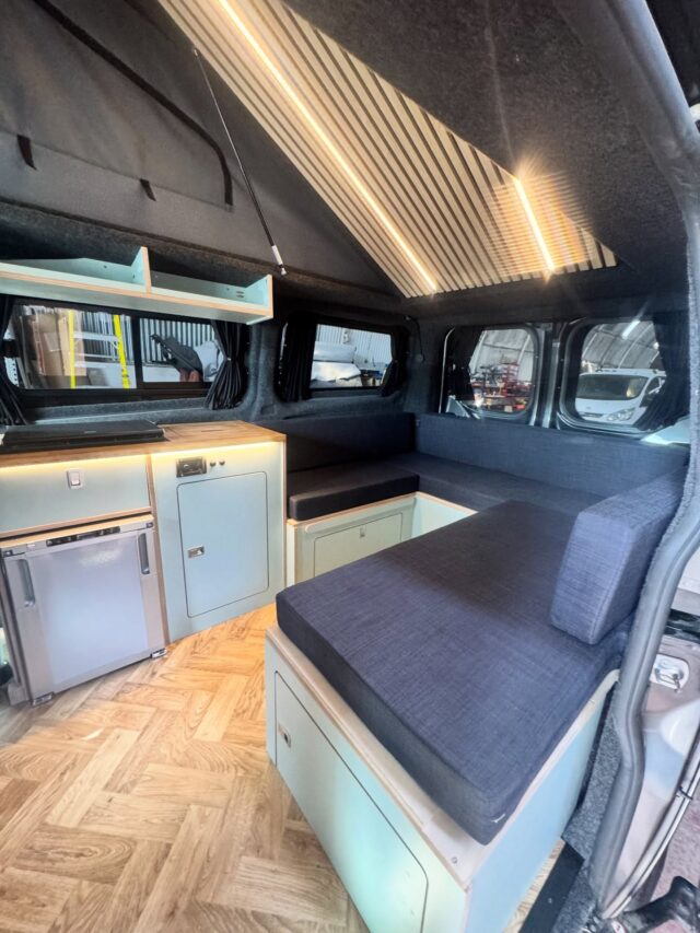 🚐Staycation pending…🚐

It’s currently 20:43 as I’m writing and still light outside… that means one thing: Summer adventures soon!

Another stunning U-shape rolling out for some memory making. Our expertly designed U-shape is available in an array of colours with lots of options for added extras for that extra personality and pizazz 🪄 

Our signature cladded ceiling with LED lights adds style and maximises the space when combined with the pop top. Custom upholstery for comfort and luxe. 

This small space has been transformed to somewhere light and airy - a haven on wheels.

Get in touch to start your vanlife. Join the Camperfam 🤙

#campervan #vanlife #summer