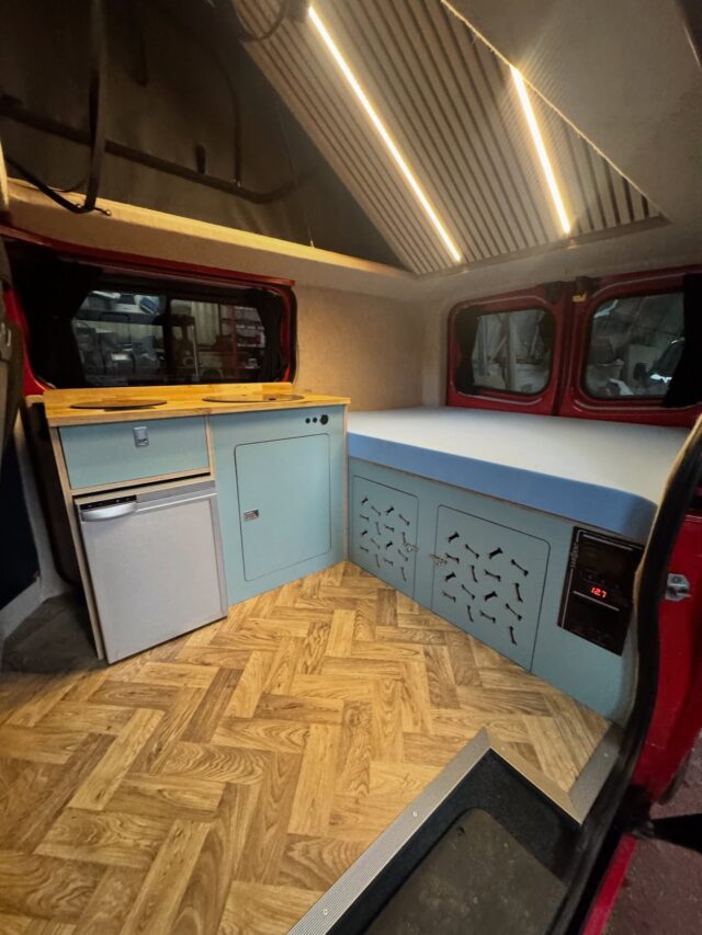 🚐Van’s best friend🚐

Family adventures, but for all the family - paws and all 🐾 

When bringing your vision to life, we’ll make sure it’s exactly what you need. We’ll take care to go through every bit of the design to make sure it’s perfect.

Whether it’s bike storage, a skateboard rack or a wine rack, or a kennel for your dog? Sure, no problem!

You’d be barking mad not to get on the dog and bone and contact us! 🦴 

#vanlife #dogsofinstagram #campervan